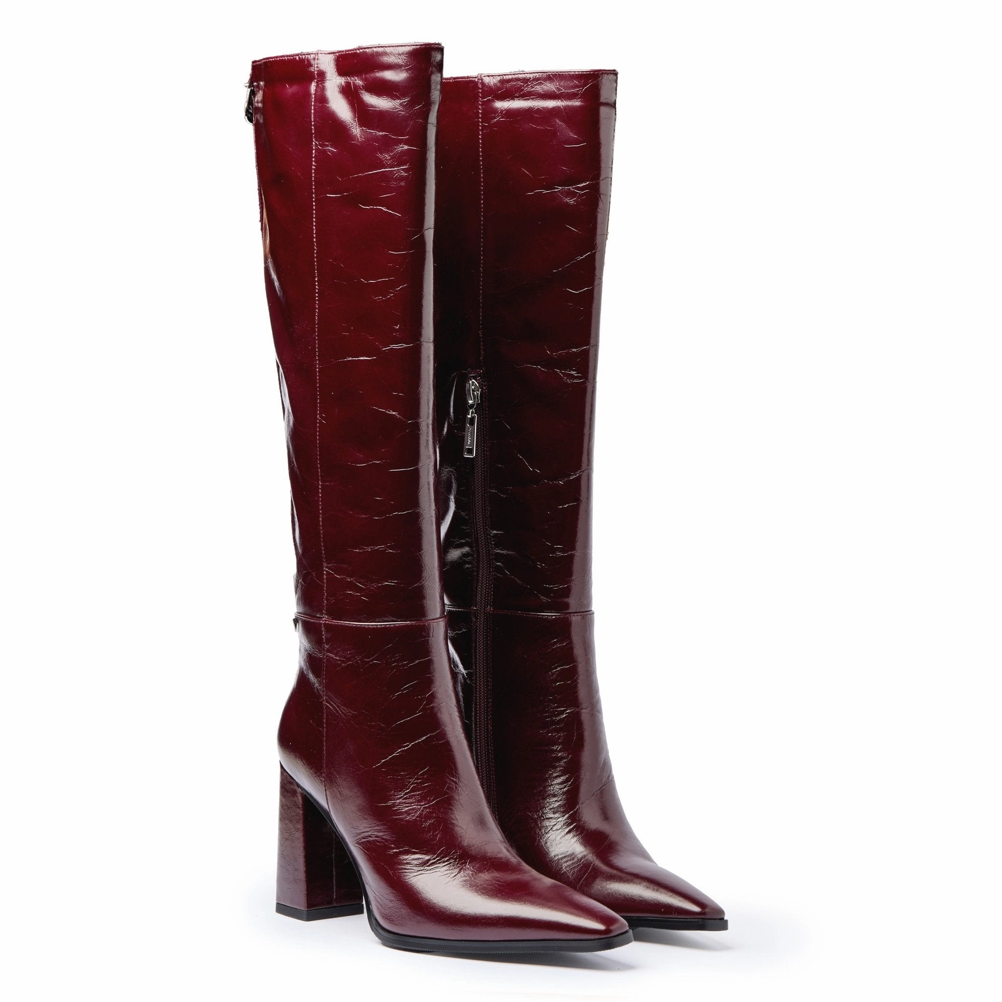 Chunky Sole Boots Knee High Sabelle Knee-high Boot Cranberry