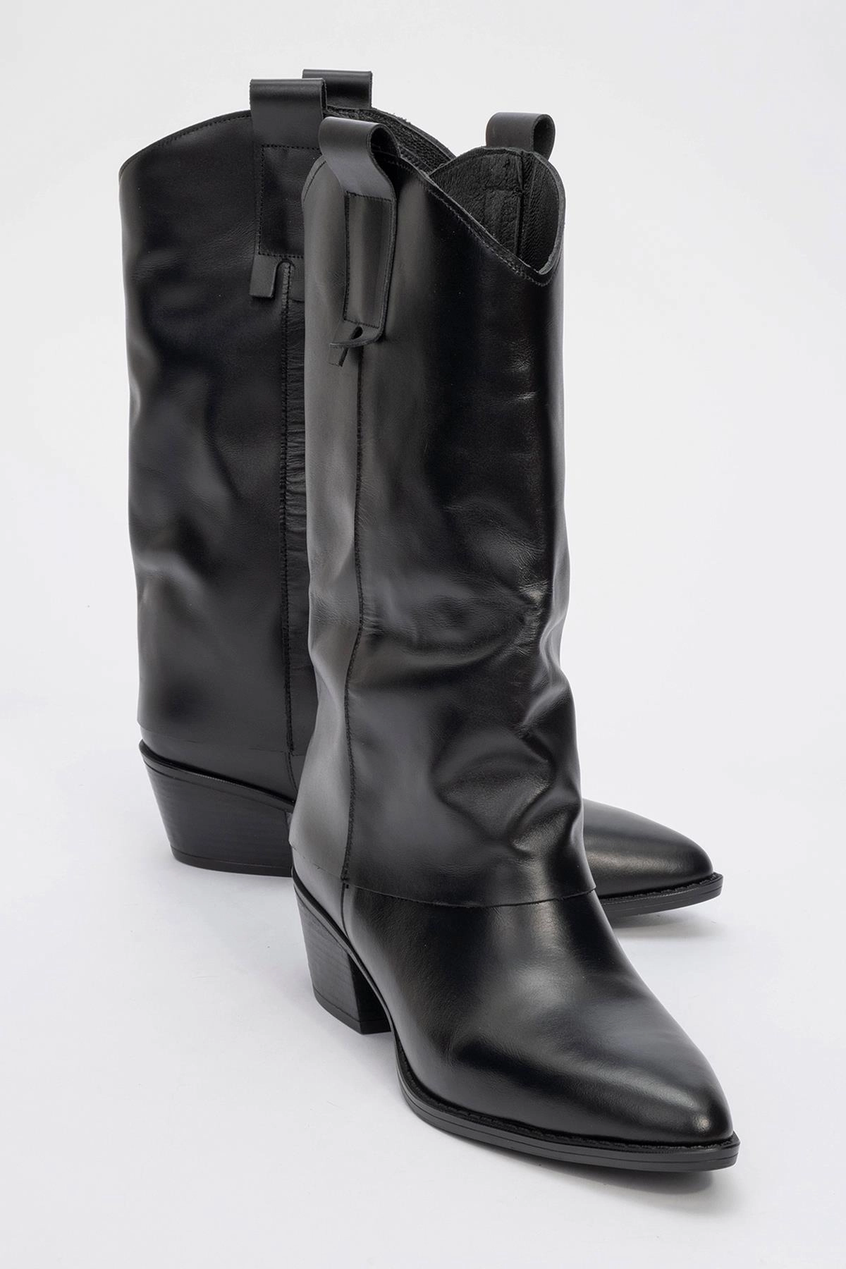 Teodora Leather Block Heel Boot (Women) Patent Leather Ankle Boots