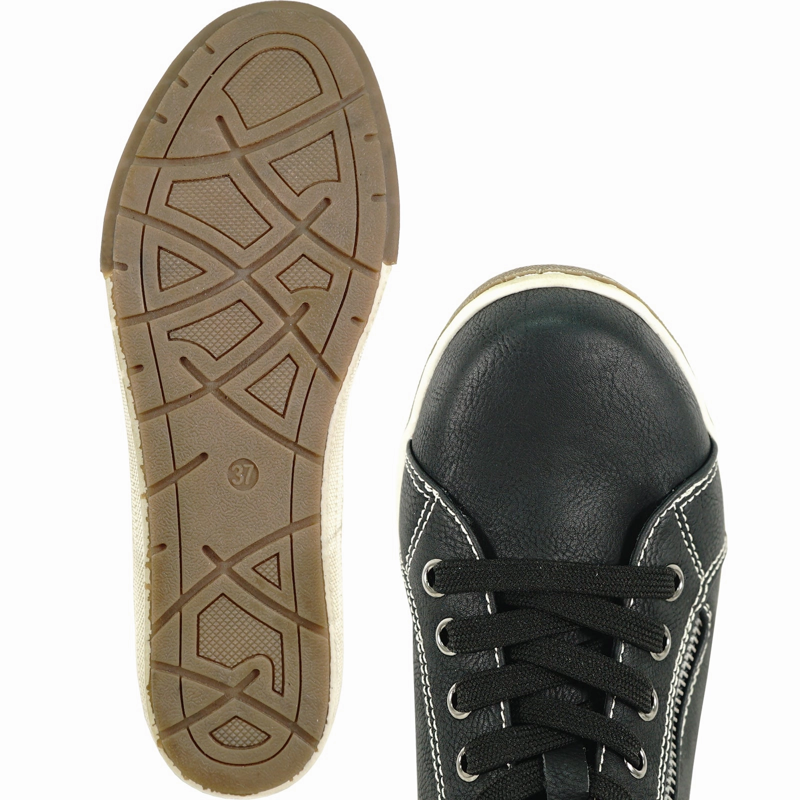 Lattice Ankle Boots VANGELO Women Boot OY4405 Ankle Casual Boot Black