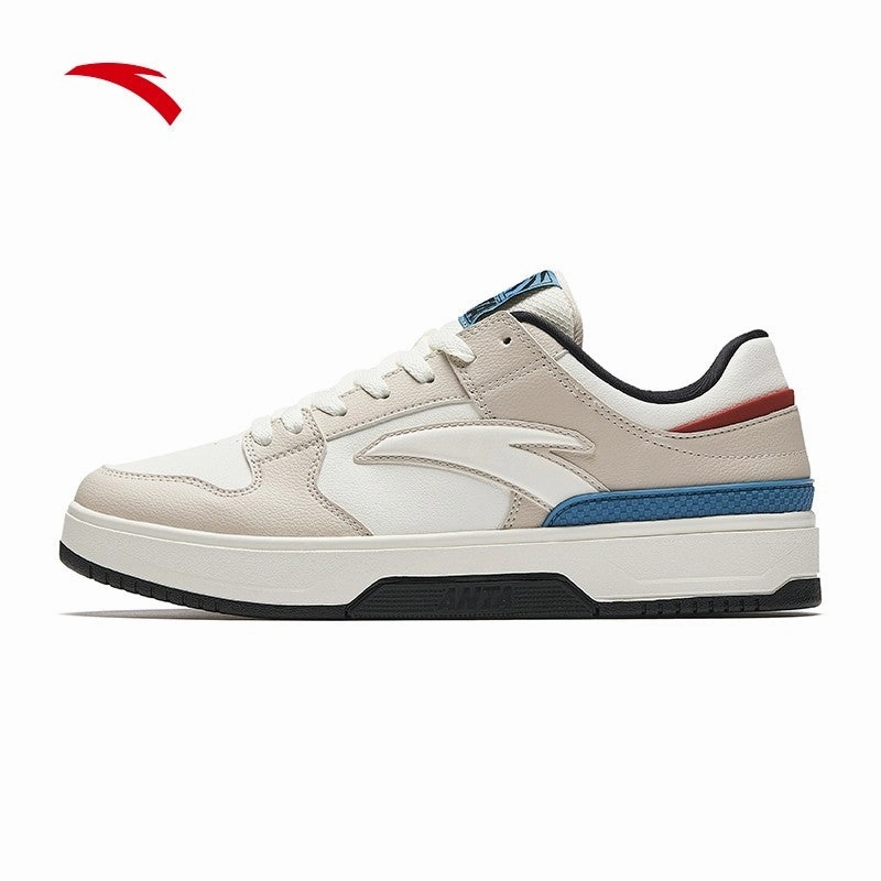 ANTA Men BASIC Skate Shoes 1125A8010-2 -Ivory White/White (Kasut Lelaki Kasual) Numeric Foy 306 Skate Shoes