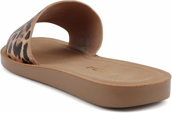 Soda Shoes Efron-S Women Flip Flops Basic Plain Slippers Slip On Sandals Slides Casual Peep Toe Beach Hot Wedge Flip Flops