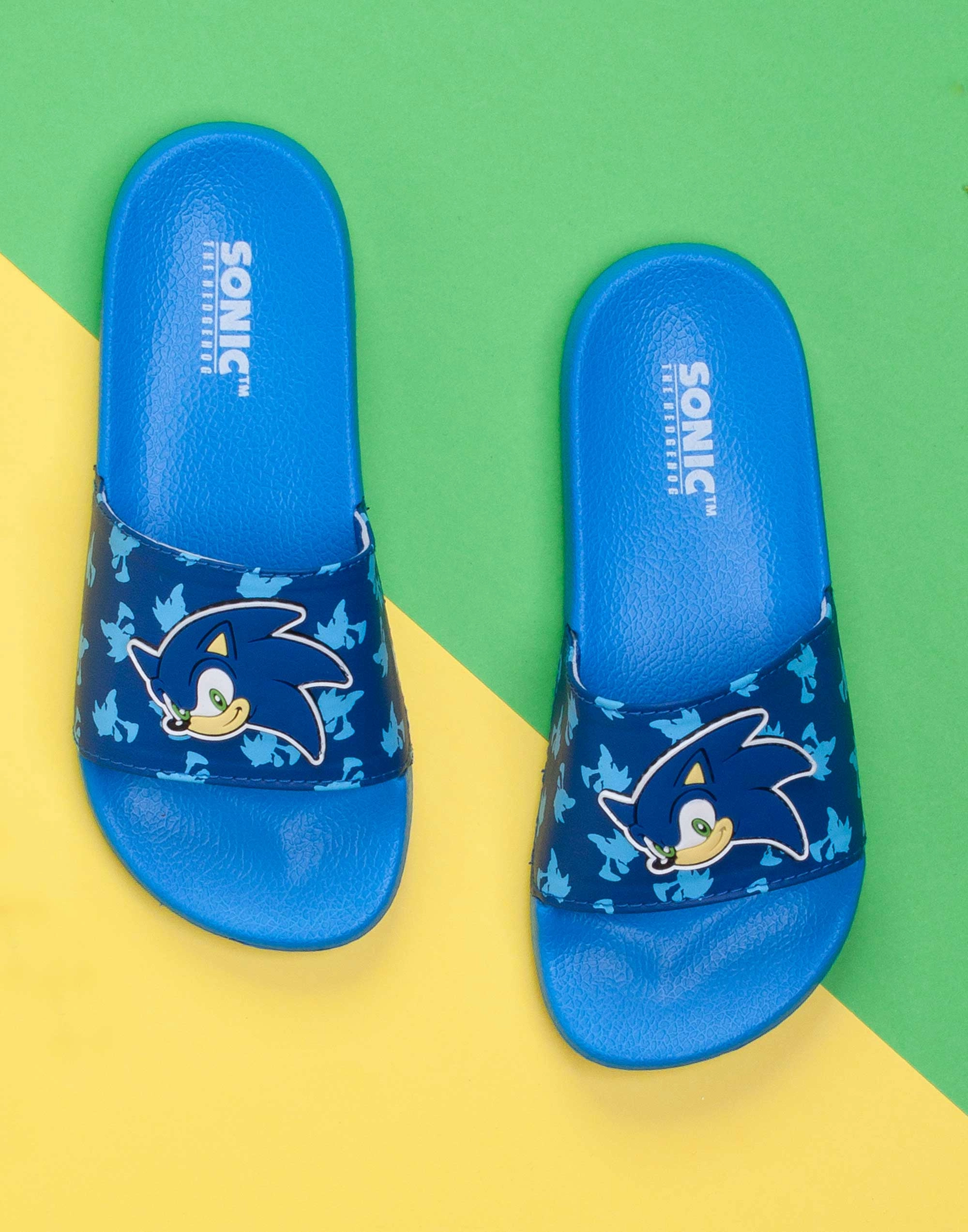 Snuggies Slippers Sonic The Hedgehog Kid's Blue Sliders