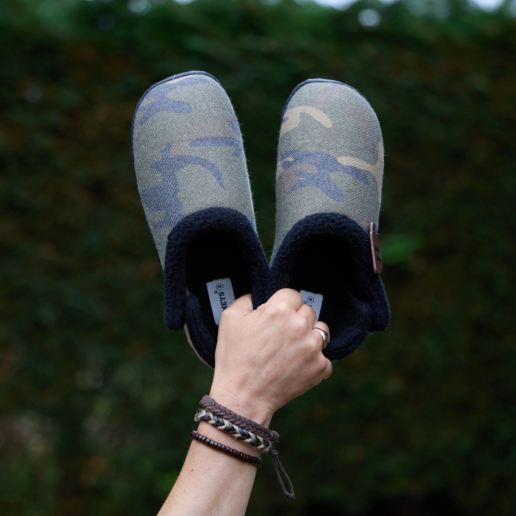 H And E Slides Tommy - Camo Men's Slippers