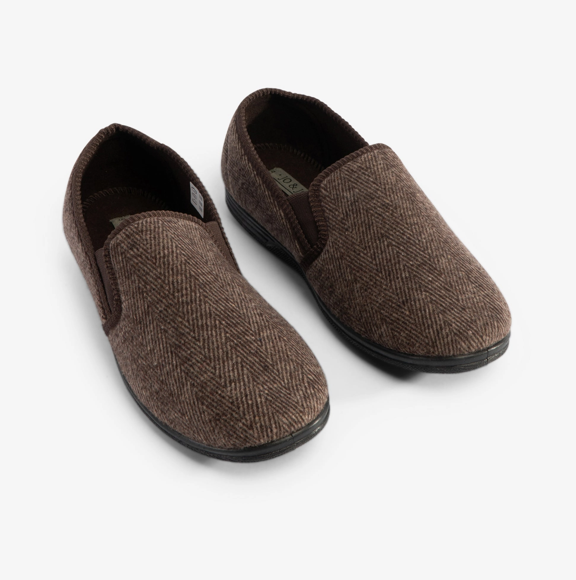 Slippers With Pom Poms Jo & Joe HAIG Mens Slippers Brown