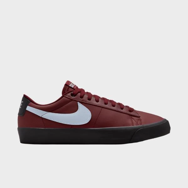 Nike SB Blazer Low PRO GT Dark Team Red - Light Armory Blue Nike Metallic Shoes