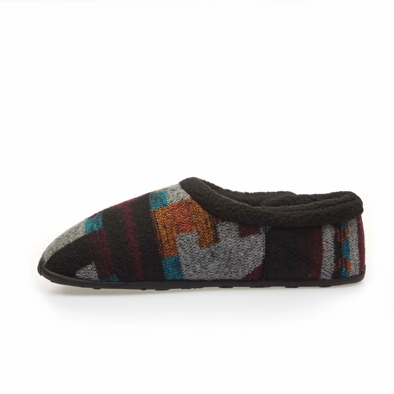 Slippers Made In The Usa Ethan - Aztec Wine/Grey Pattern Men's Slippers