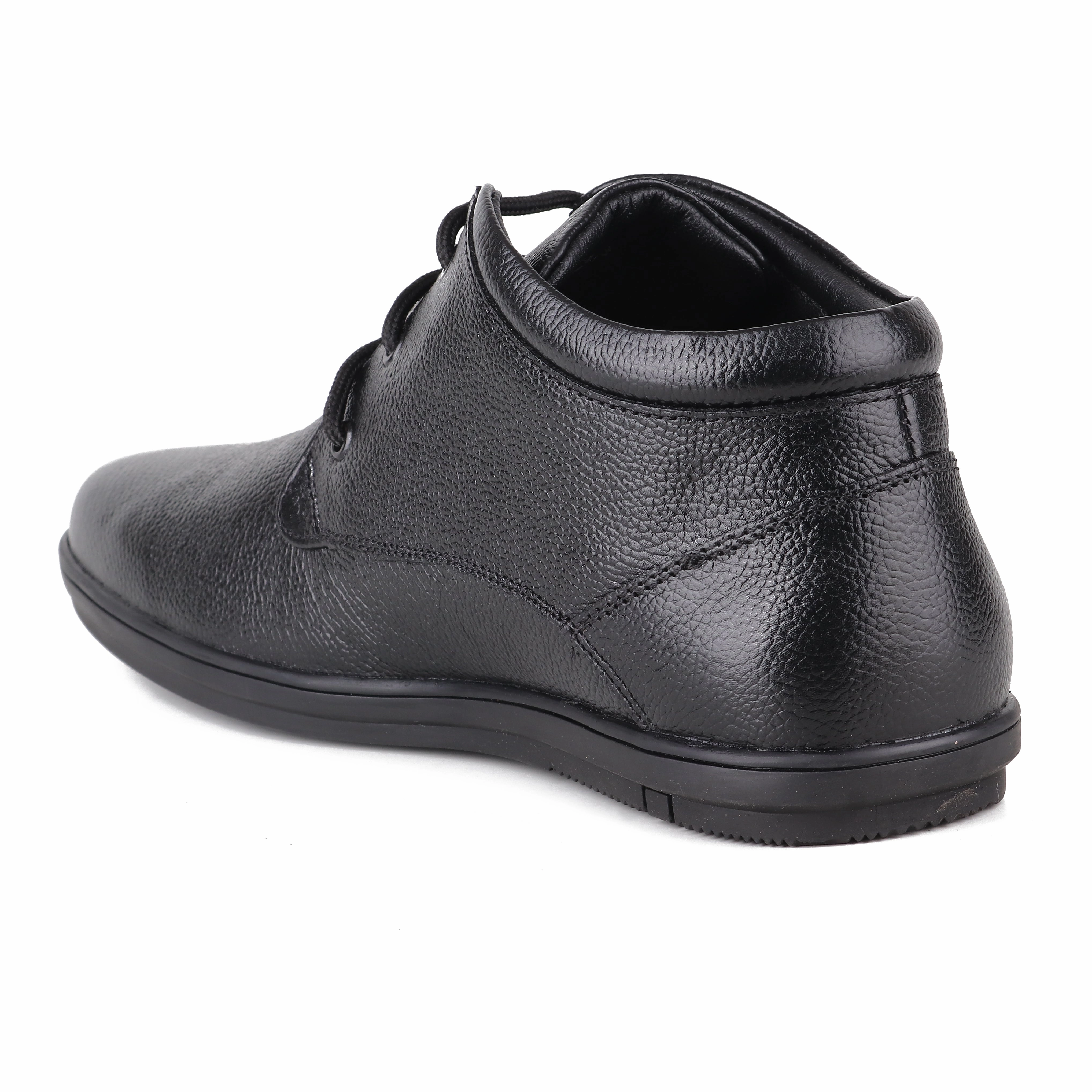 Red Chief Black Formal Shoes for Men RC3467 001 Fire Lace Up Shoes