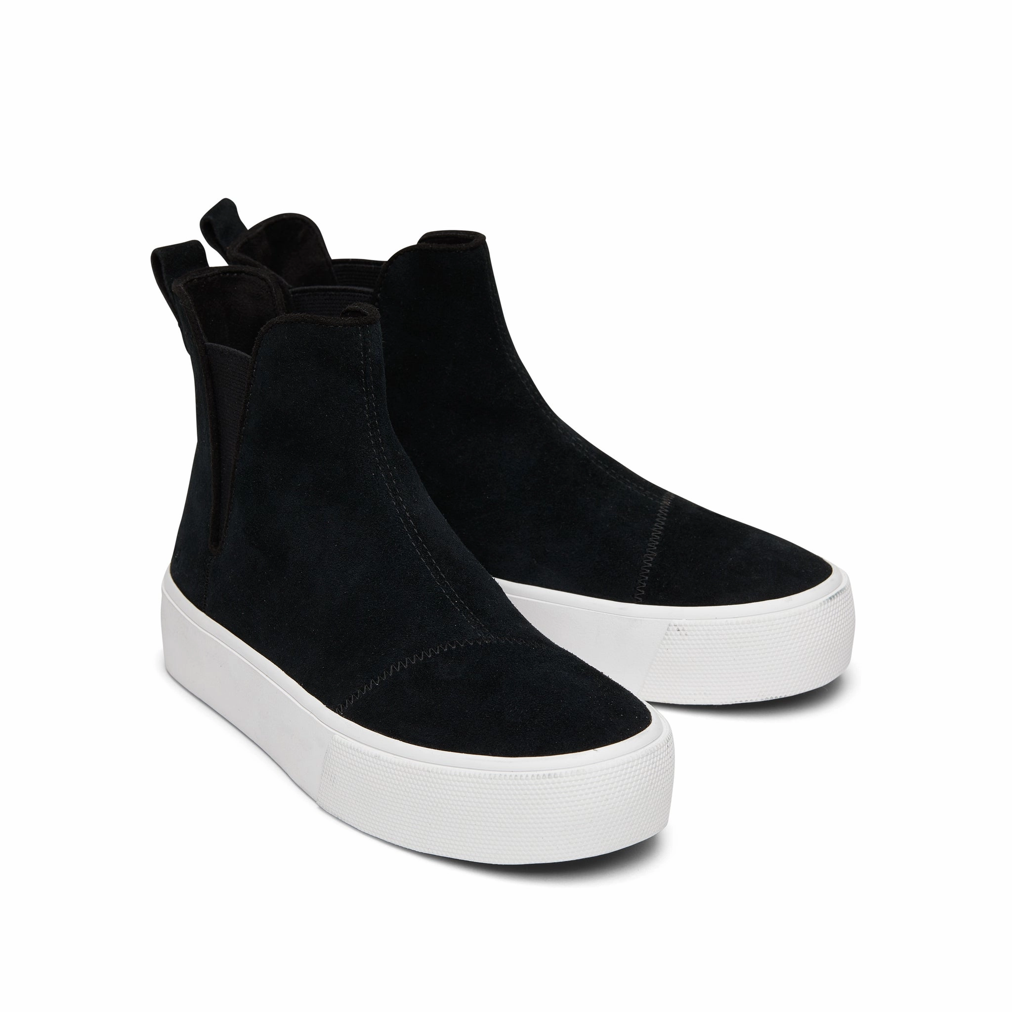 Fenix Platform Chelsea Black Suede Sneaker Courmayeur Valley Chelsea Boots