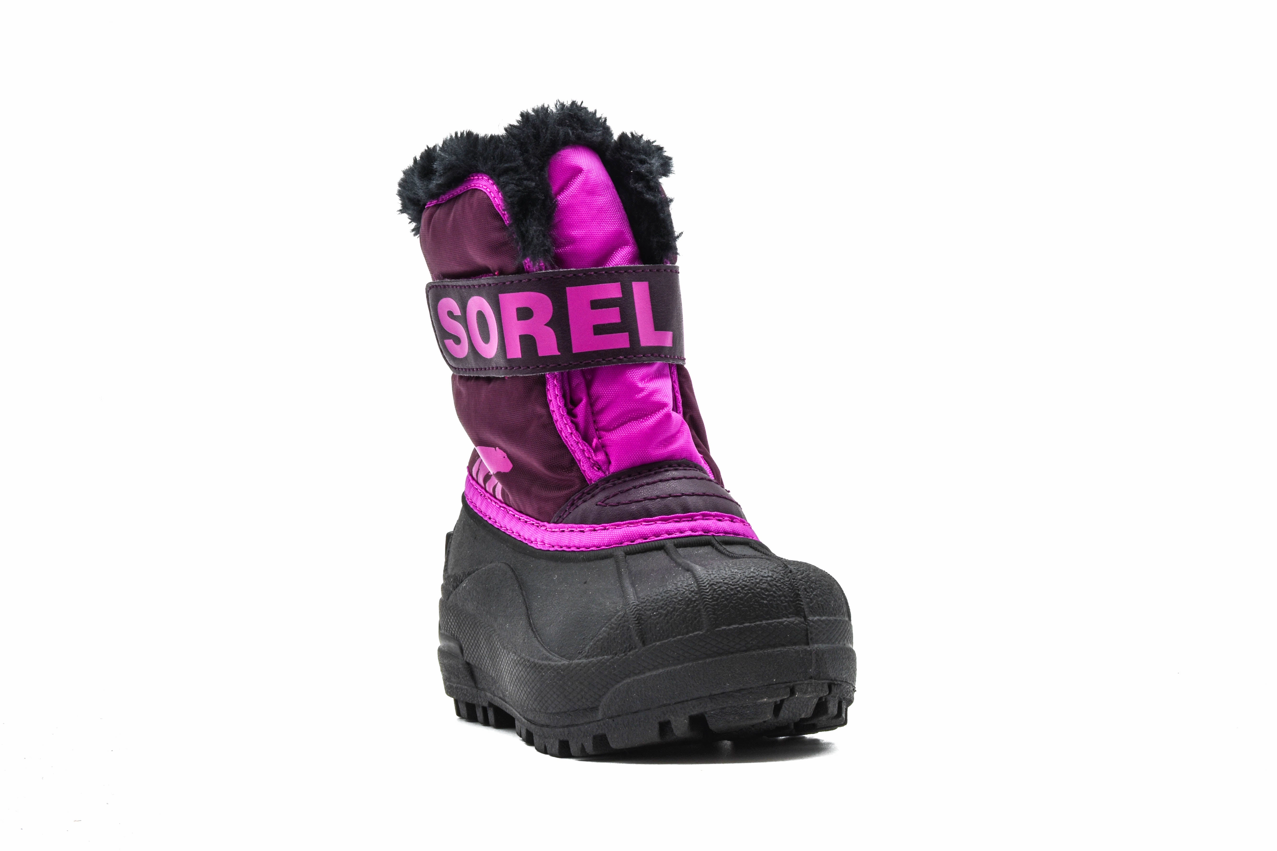 SOREL Kids' Snow Commander Strawberry Snow Boots