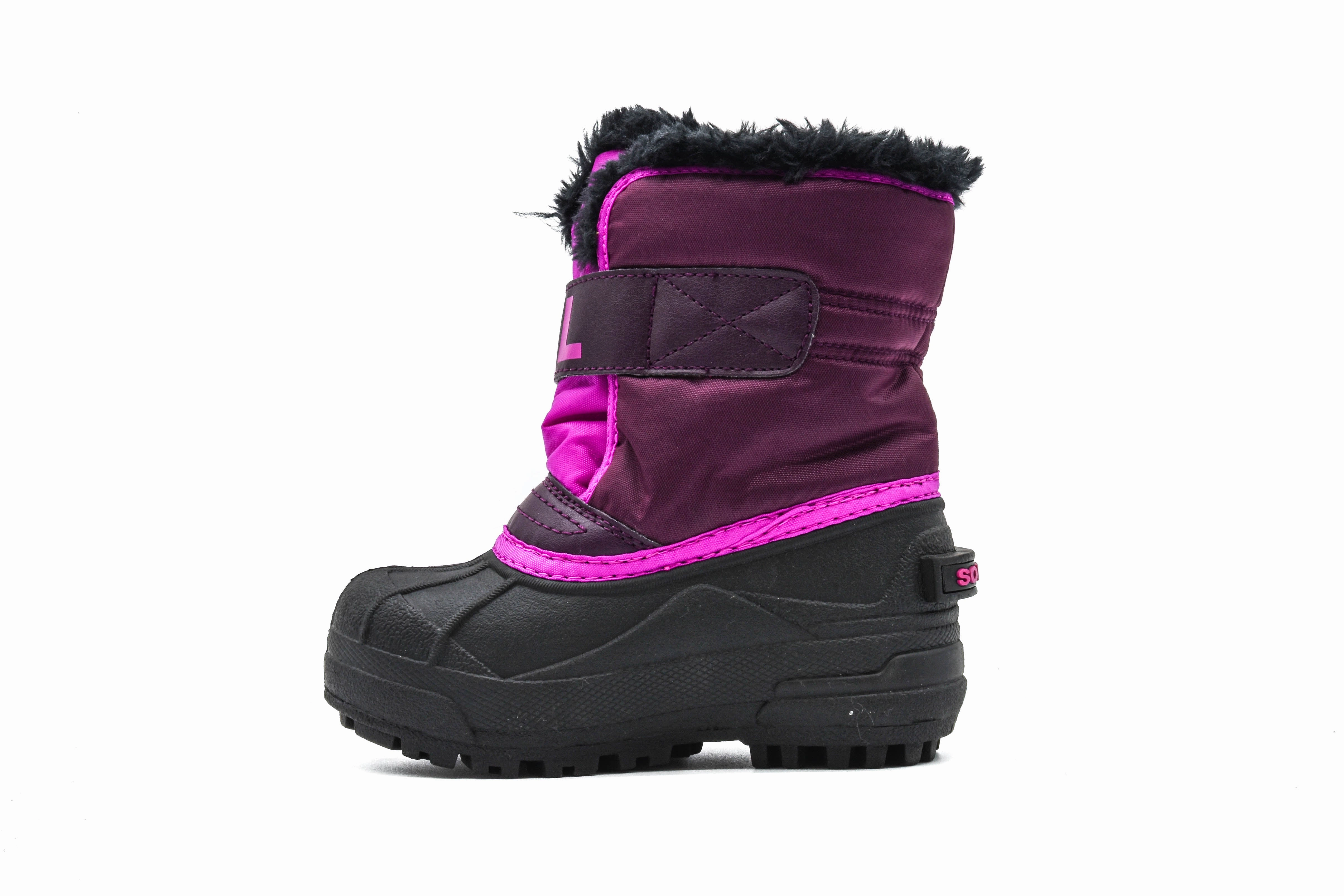 SOREL Kids' Snow Commander Platform Snow Boots Fur