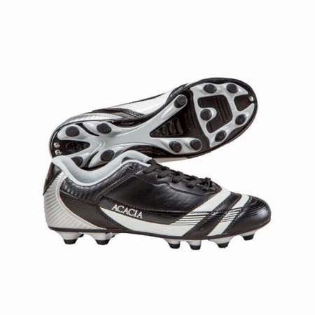 Acacia THUNDER FG Youth Black/Silver Orange Soccer Cleats