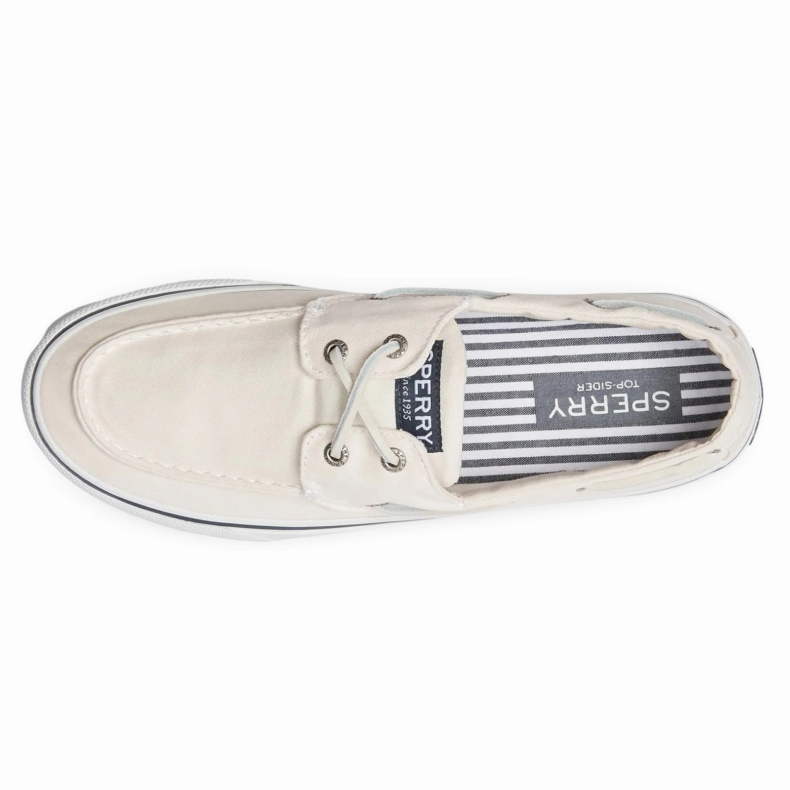 Sperry Bahama II SW Canvas Men's Boat White Shoes Bowling Oxford