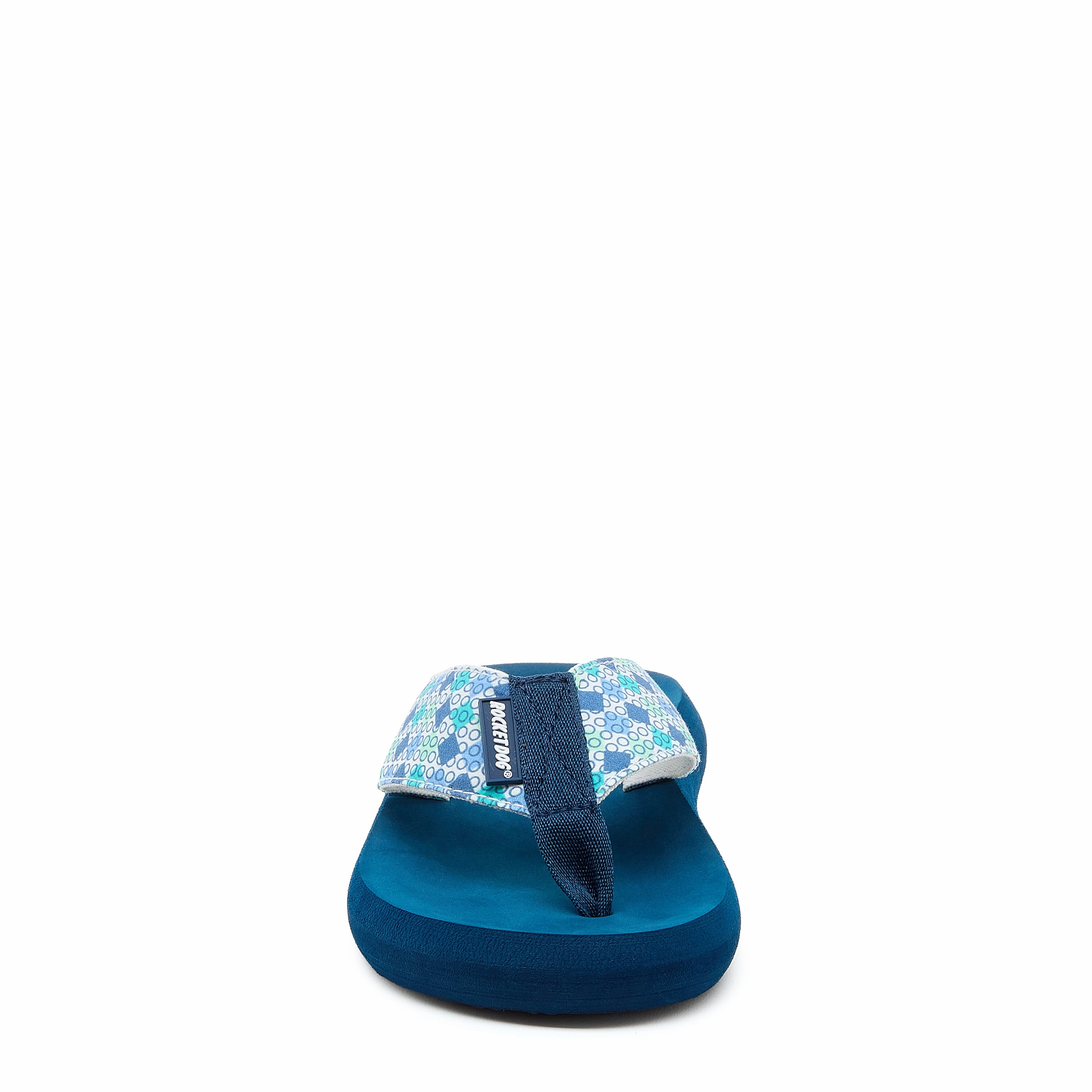 Raf Simons Flip Flops Spotlight Blue Geometric Flip-Flops