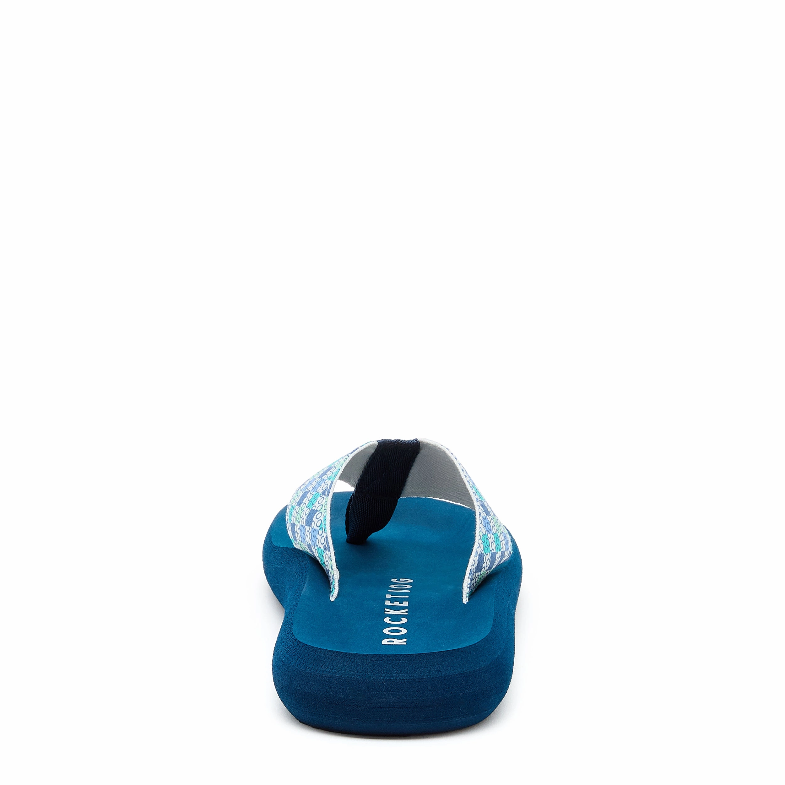 Spotlight Blue Geometric Flip-Flops Kelsi Dagger Flip Flops