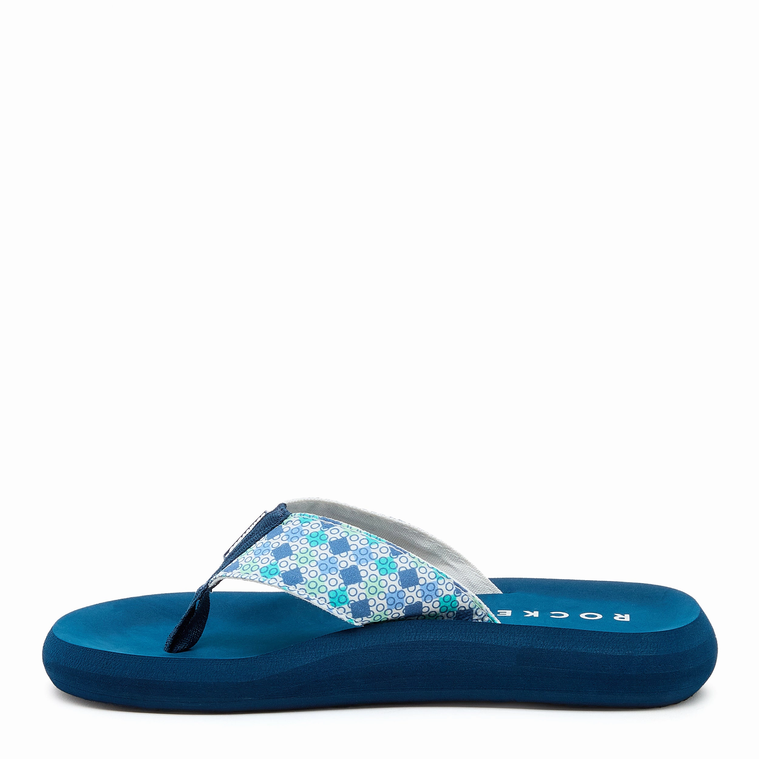 Patriotic Flip Flops Spotlight Blue Geometric Flip-Flops