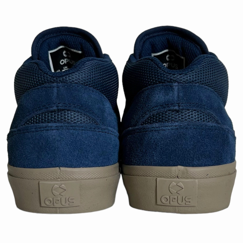 Standard Mid Opus Footwear Navy Cream Suede Shoes Miniature Nike Shoes