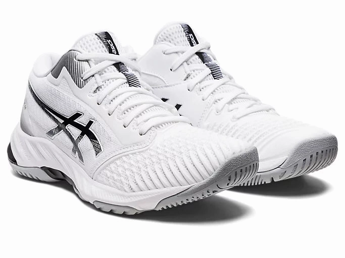 Tennis Asics Shoes Asics Women's Netburner Ballistic FF MT 3 - white/black CLOSEOUT- NO RETURNS