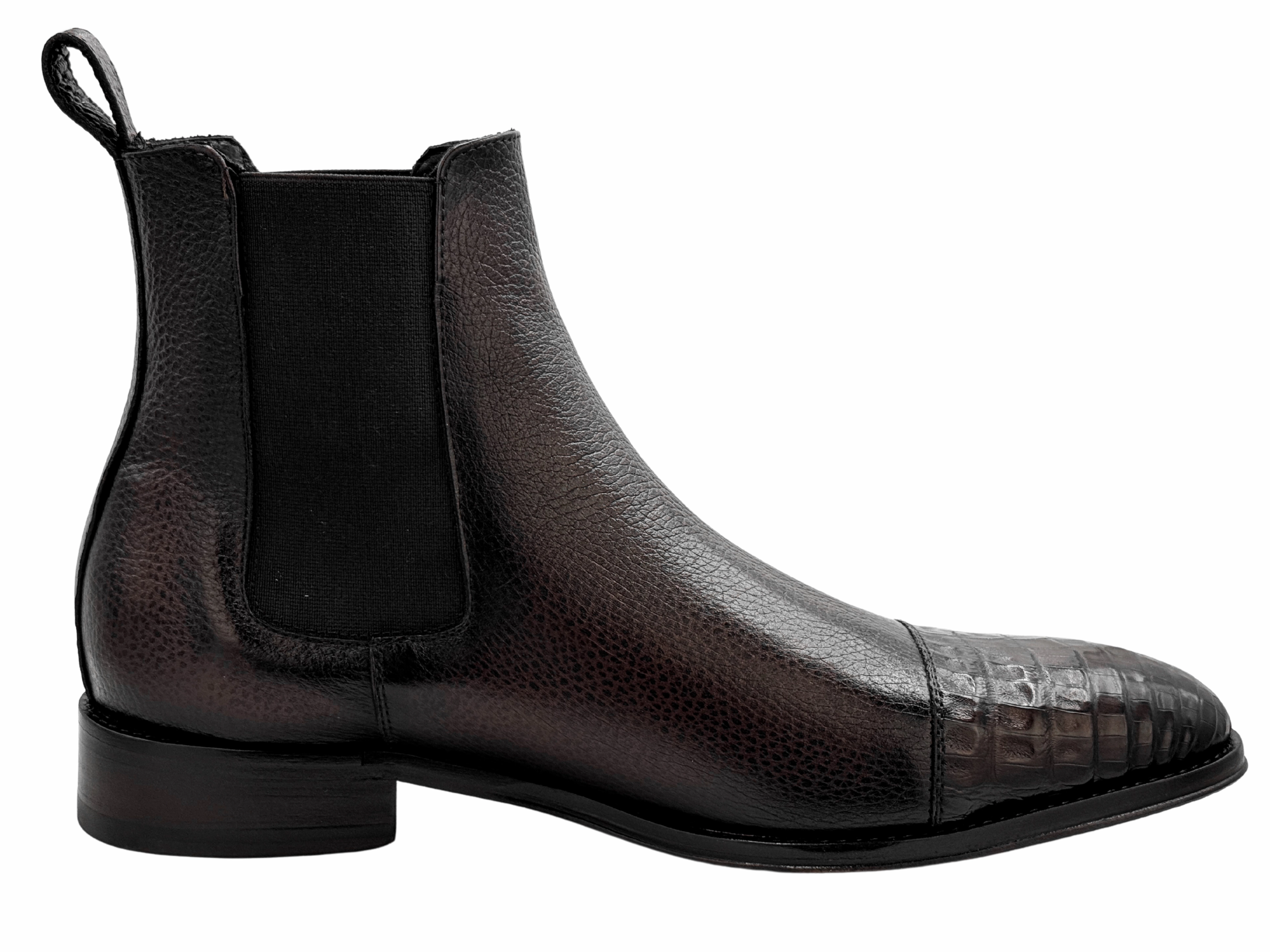 Chelsea Boots With Long Dress CHELSEA CROCODILE