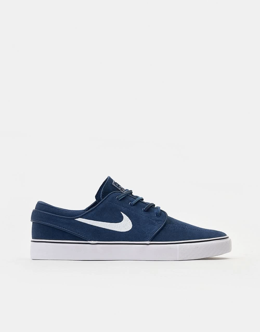 Most Popular Nike Shoe Nike SB Zoom Janoski OG  Skate Shoes - Navy/White-Navy-White-Gum Lt Brown