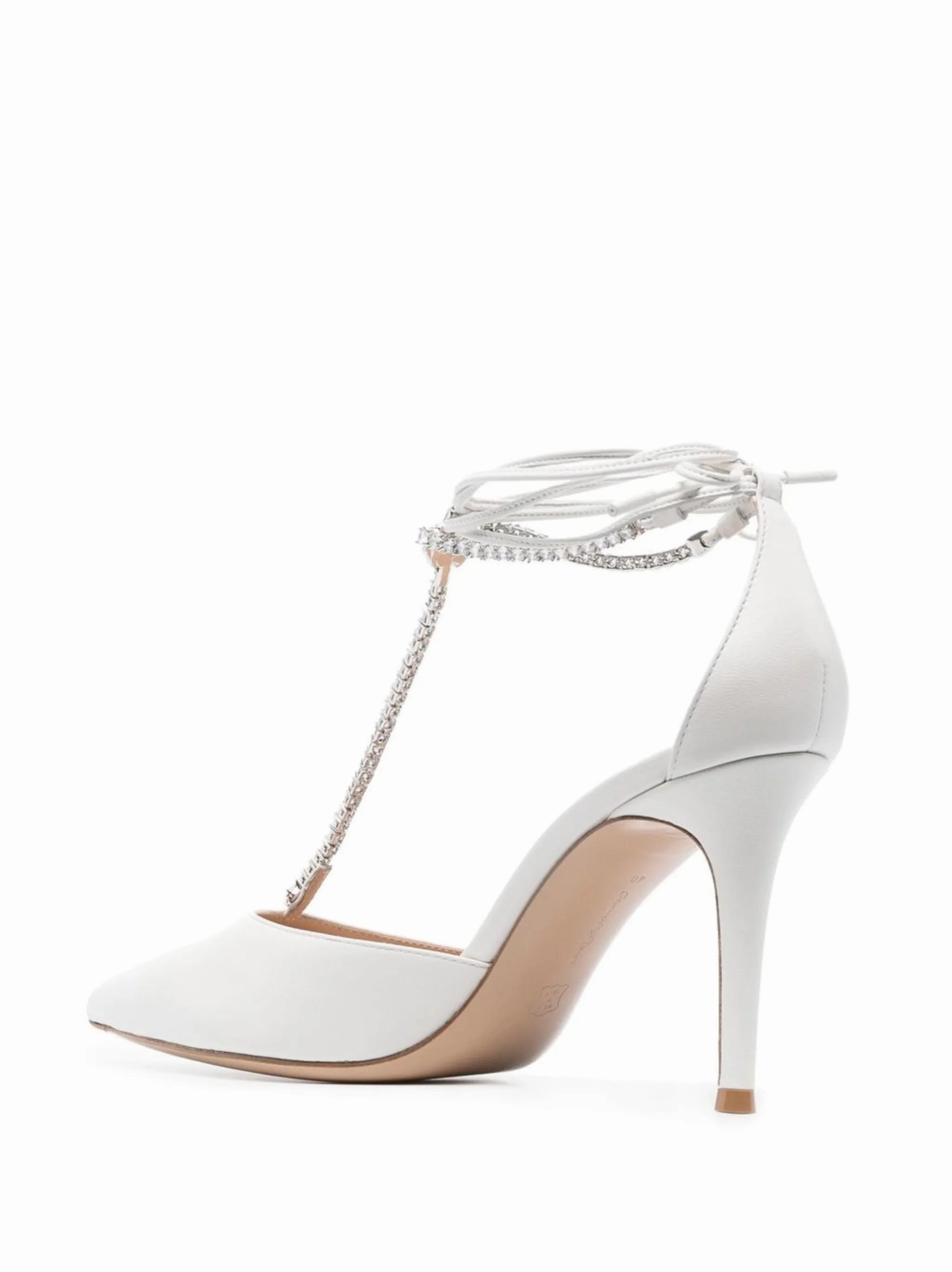 Safety Ankle Boots Brilliant 85mm crystal-embellished pumps