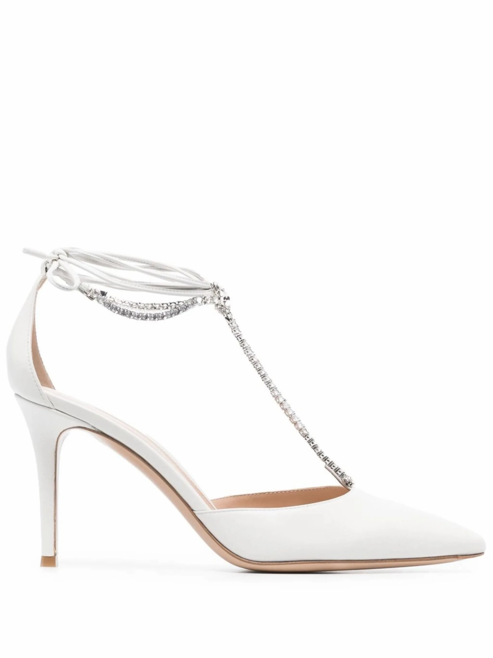 Ankle Boots In Style Brilliant 85mm crystal-embellished pumps