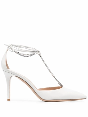 Brilliant 85mm crystal-embellished pumps Steel Toe Cap Ankle Boots