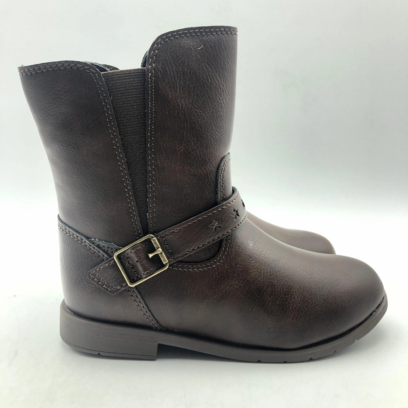 Stride Rite Girls SR Lizz Boots Size 10 Toddler Shoes Brown NIB High Boots