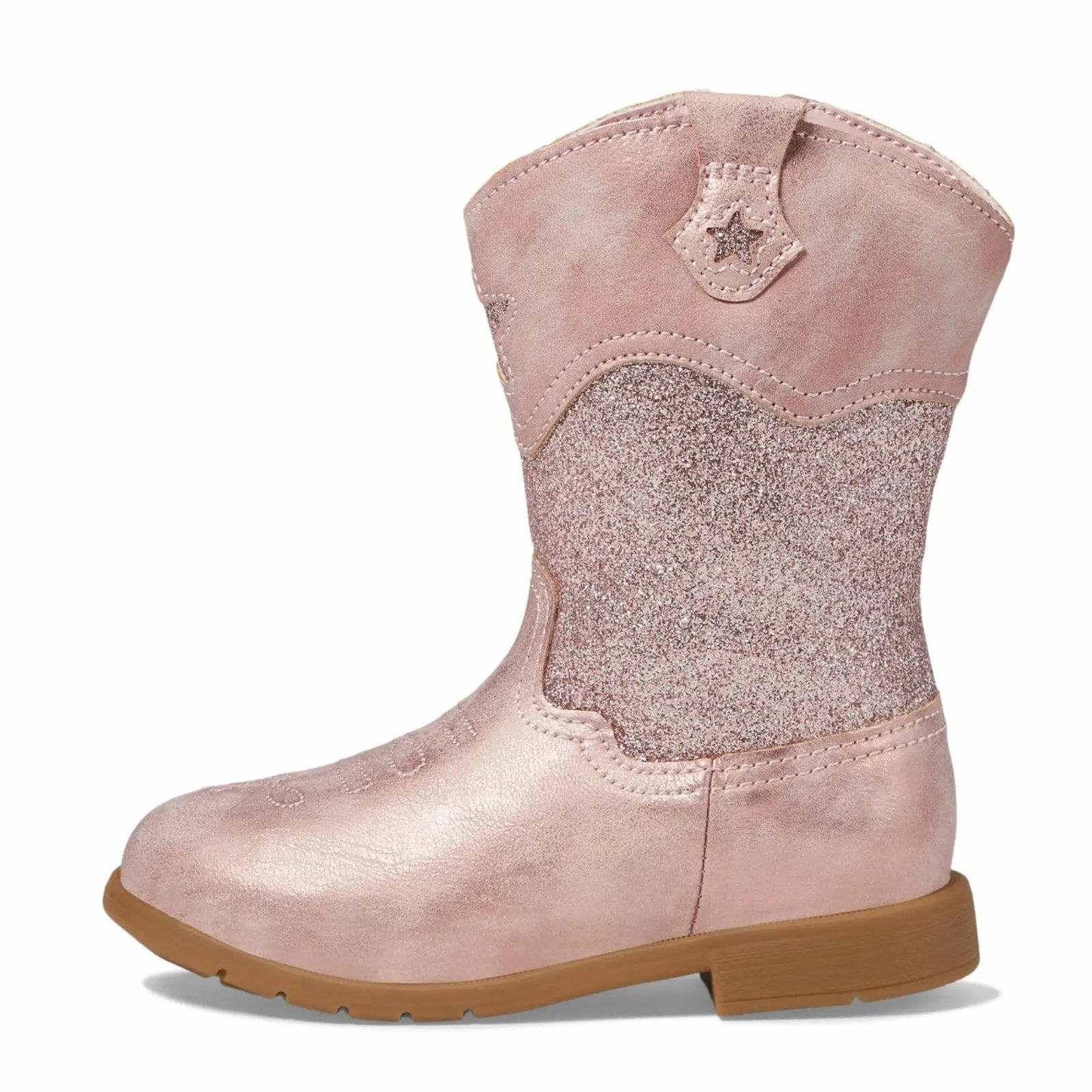 Stride Rite Girls SR Wynona Blush Boots Size 11 Toddler Shoes Pink Sparkle NIB Jill Biden Boots