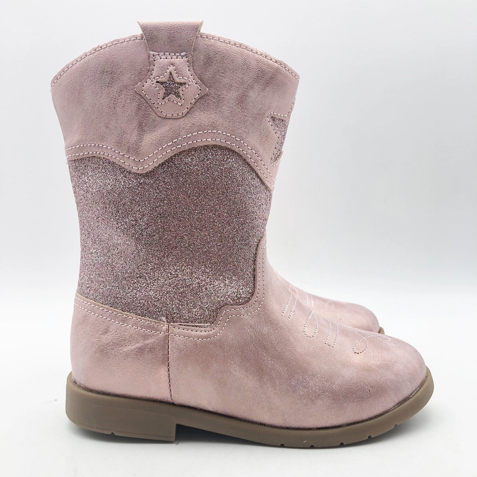 Timberline Boots Stride Rite Girls SR Wynona Blush Boots Size 11 Toddler Shoes Pink Sparkle NIB