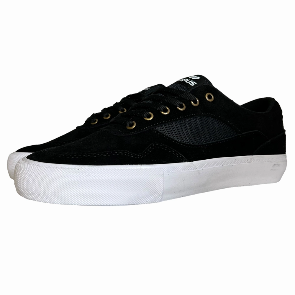 Nike Falcons Shoes Standard Low Opus Footwear Black White Suede Shoes