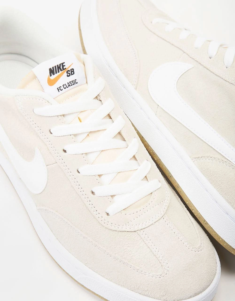Nike Skateboarding Shoes Paul Rodriguez Nike SB FC Classic Low Skate Shoes - Summit White/Summit White-White
