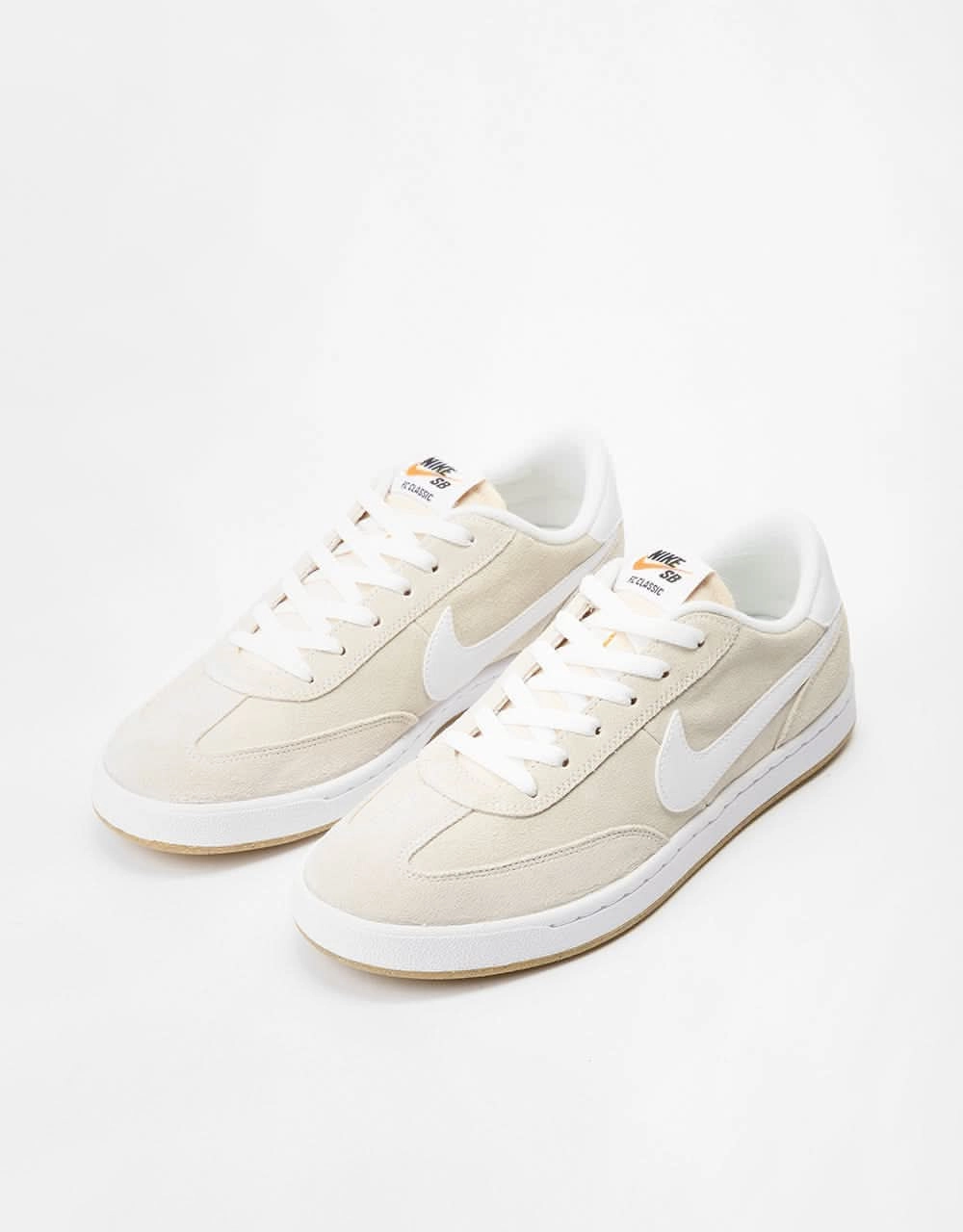 Nike SB FC Classic Low Skate Shoes - Summit White/Summit White-White The Glove Nike Shoes