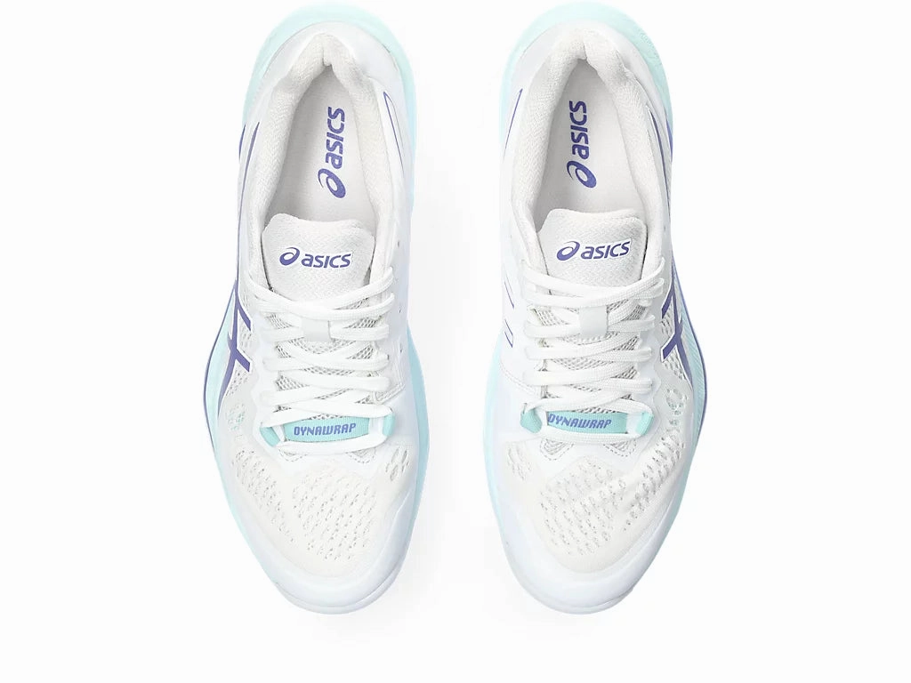 Asics Court Speed Flytefoam Tennis Shoes Asics Women's Sky Elite FF 2 - white/blue violet CLOSEOUT - NO RETURNS