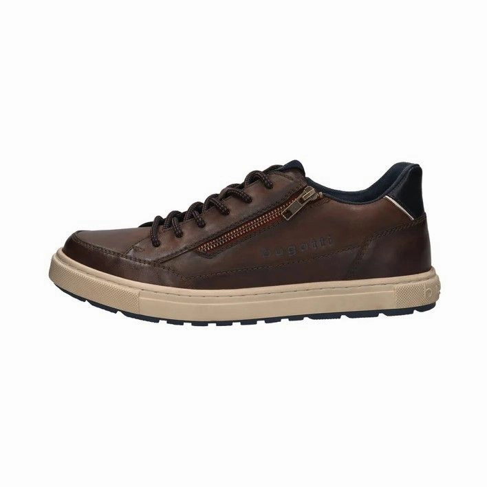Bugatti Mens 321-A5G01 Shoe Dark Brown Restricted Oxfords