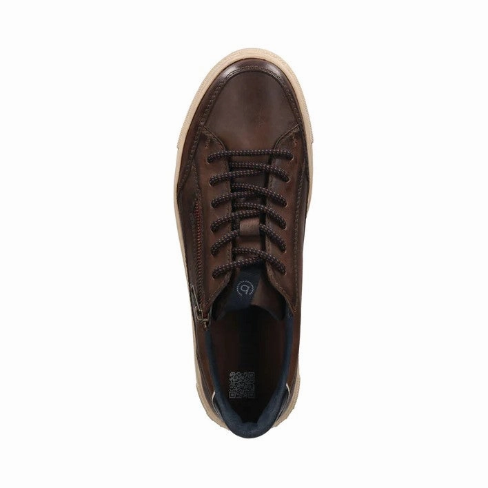 Bugatti Mens 321-A5G01 Shoe Dark Brown Zerogrand Leather Wingtip Oxfords
