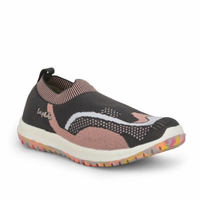 Lucy & Luke (Grey) Casual Non Lacing Shoes For Kids WING-1 By Liberty People Walk