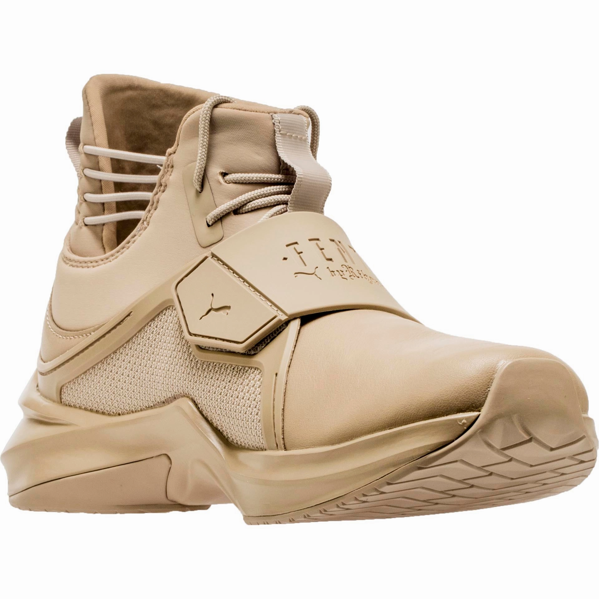 Rihanna Fenty Trainer Hi Men's - Tan Good Training Shoes