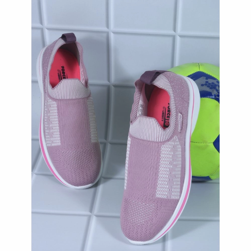 FORCE 10 Sports Non Lacing Shoe For Ladies (Pink) NORRIS-2E By Liberty Stella Mccartney Dropset Training Shoes