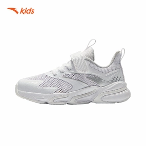 anta kids unisex little kids running shoes 3324B9908S-4 -white Premier Skate Shoes