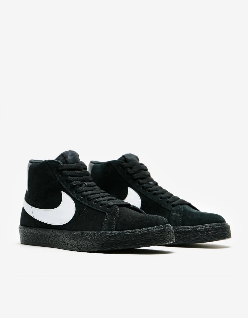 Nike Kd Basketball Shoe Nike SB Zoom Blazer Mid Skate Shoes - Black/White-Black-Black
