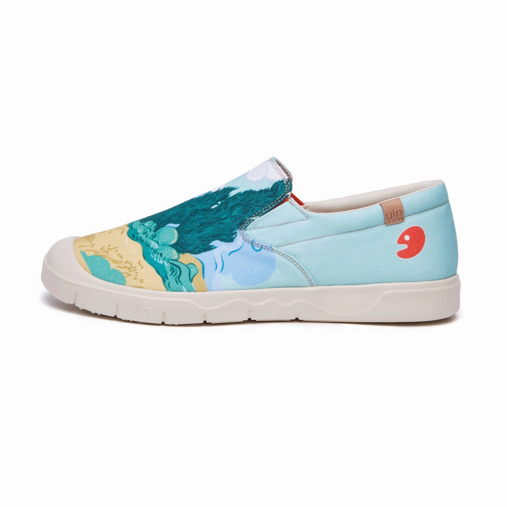 Van Gogh Wheatfield with Cypresses Cadiz Men Skate Shoe Logos