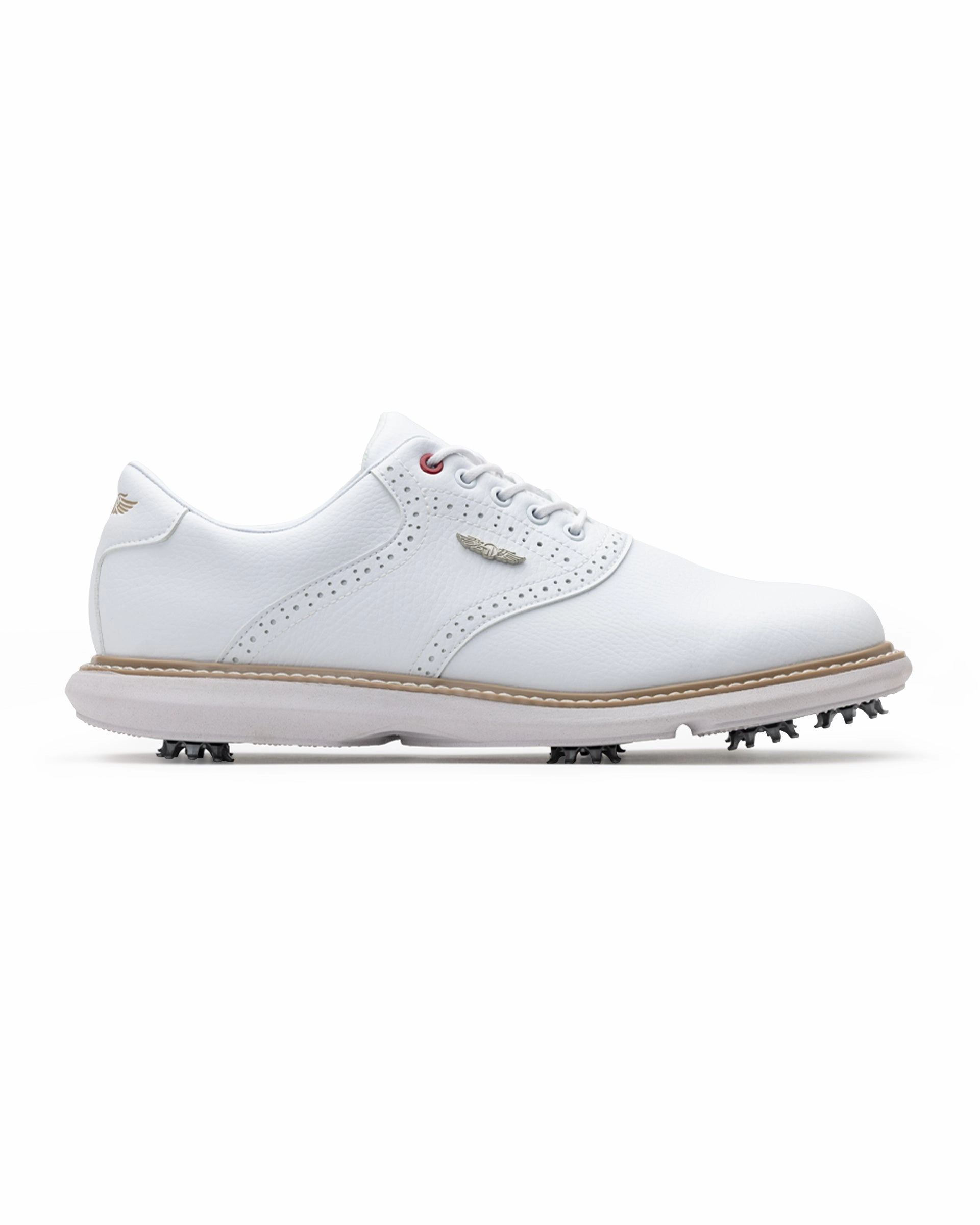 For Golf Tsbamusement White Jordan Golf Victory Classic Shoe - White Khaki
