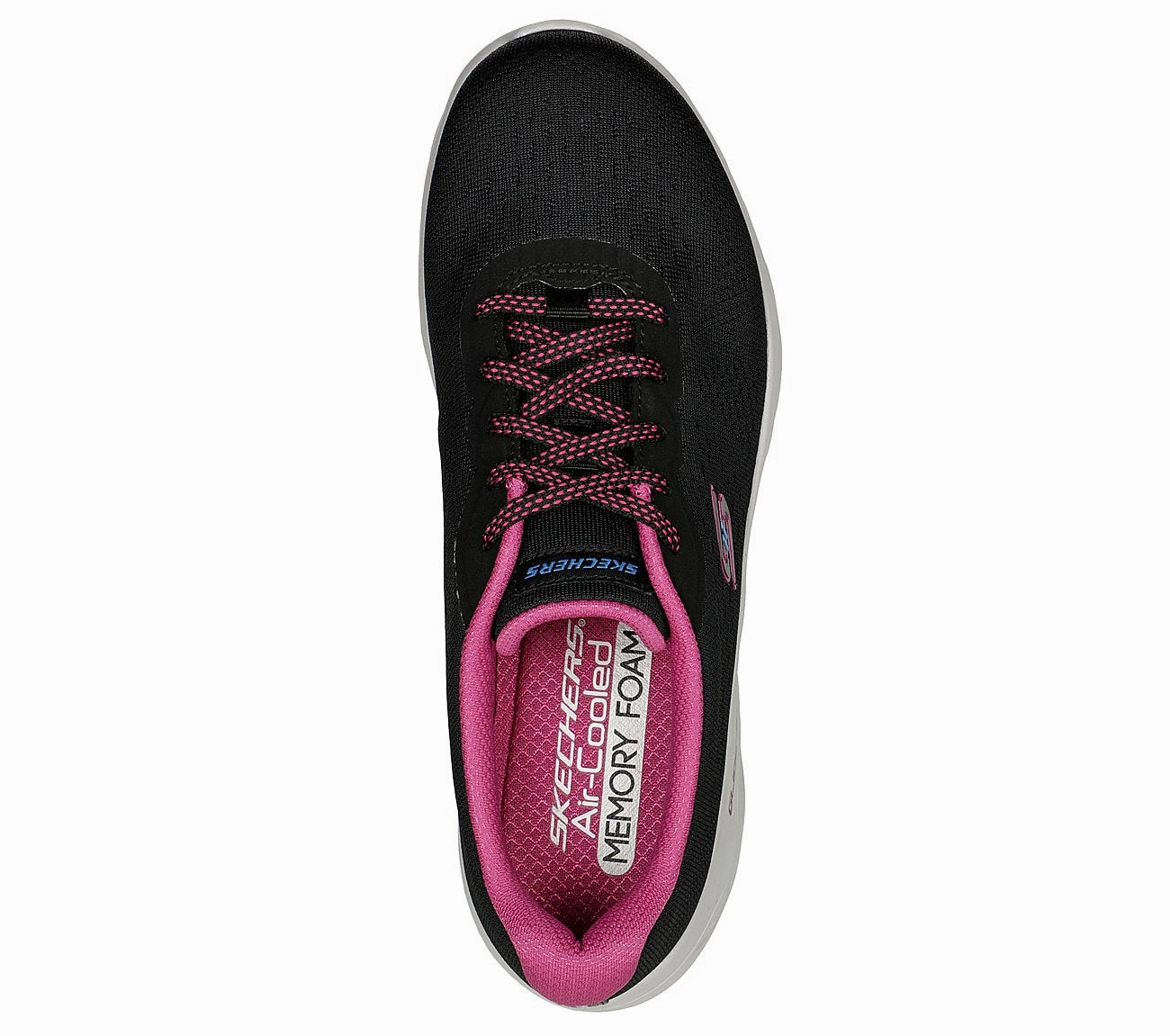Running Shoes Vs Volleyball Shoes SKECHERS GLIDE-STEP ALLURE-LOVE SPREE - 104304 - BKPR
