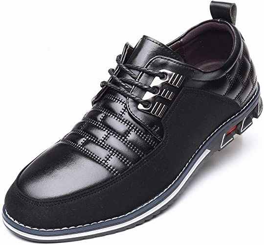 Best Shoes For Standing And Walking All Day Men Casual Shoes Luxury Comfortable Loafers Driving Flats Sneakers Shoes for Male Fashion Leather Lace-up Business Work Office Dress