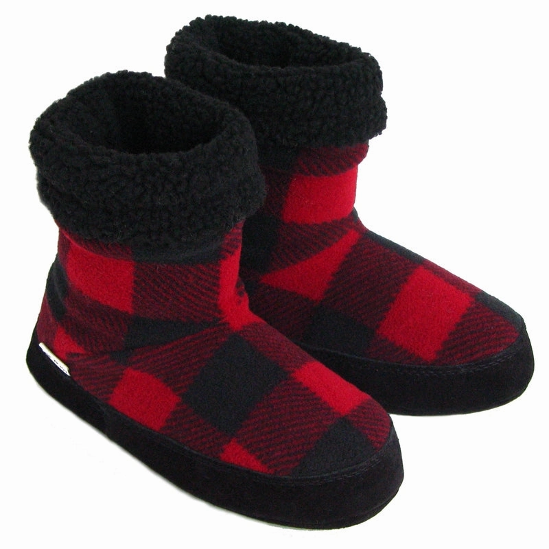 Polar Feet Kids' Snugs Lumberjack Easy Knitted Slippers Free Pattern