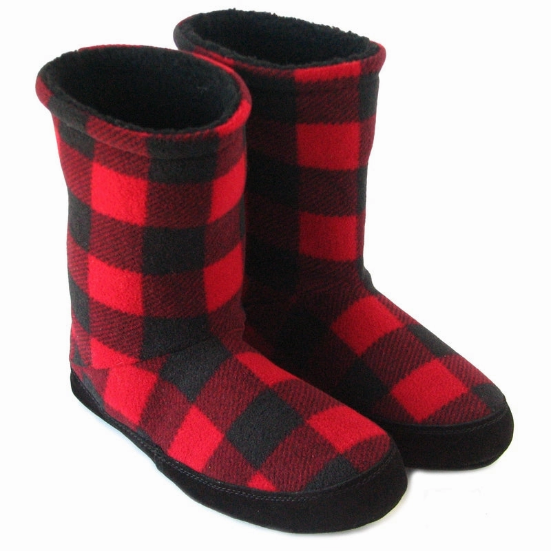 Polar Feet Kids' Snugs Lumberjack Slippers For Teens