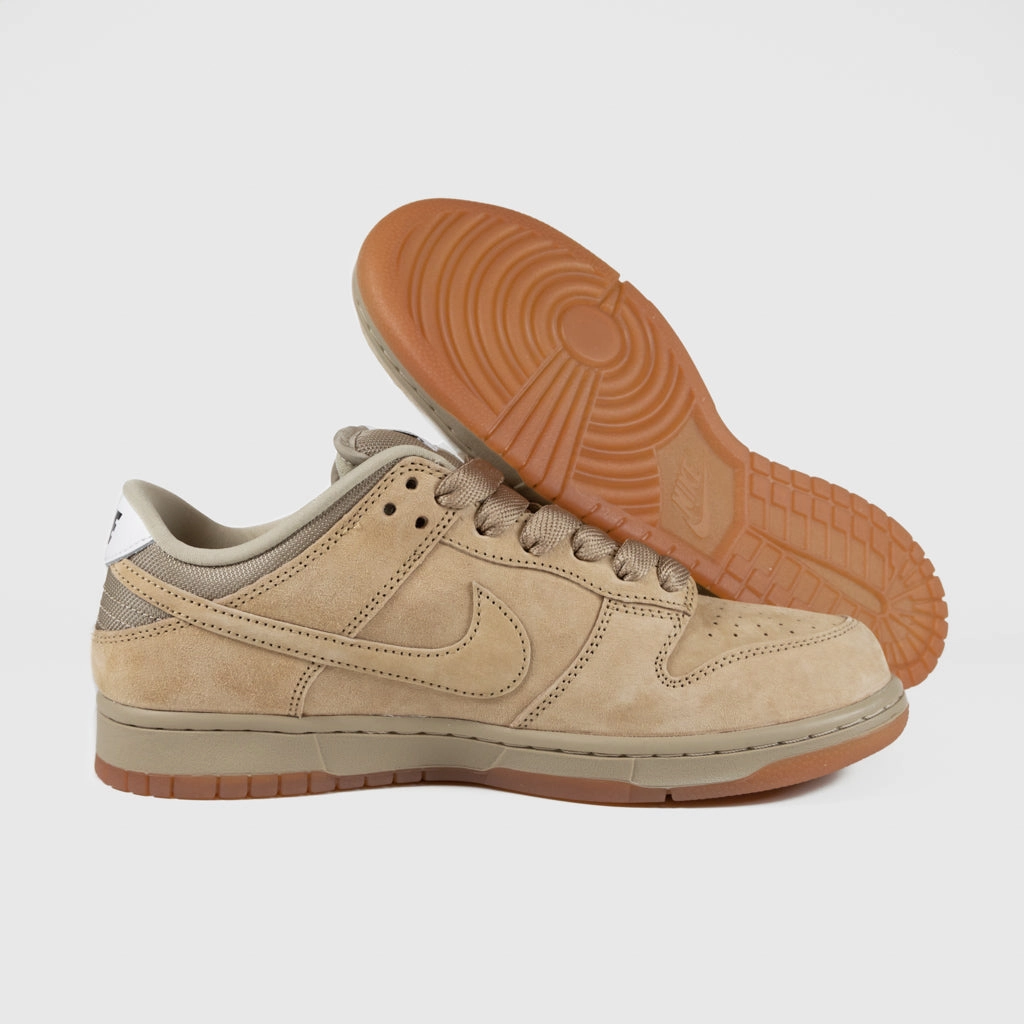 Kd Shoes Nike Zoom Nike SB - Pro B Dunk Low Shoes - Parachute Beige - Desert Khaki - White