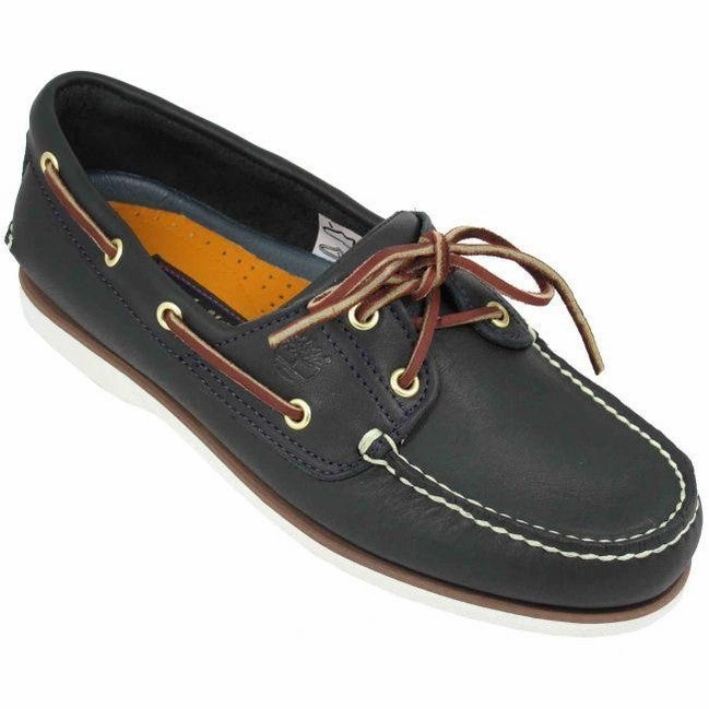 Timberland Boots Mens Boat Shoe Navy White Boots Lucchese