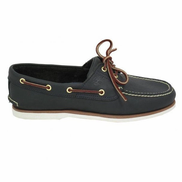 Timberland Boots Mens Boat Shoe Navy White Size 12 Cowgirl Boots