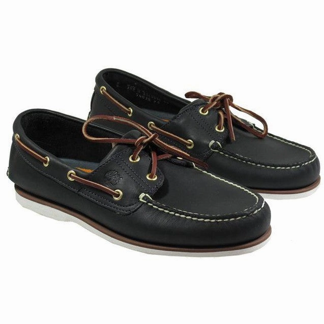 Timberland Boots Mens Boat Shoe Navy White Boot Wellington Boots